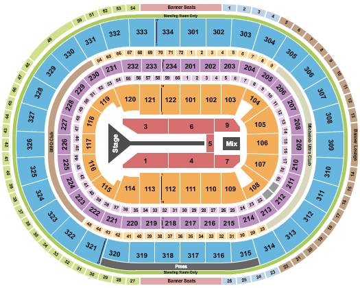 United Center Maroon 5 Seating Chart