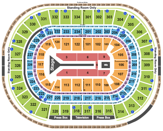 United Center Maroon 5 Seating Chart